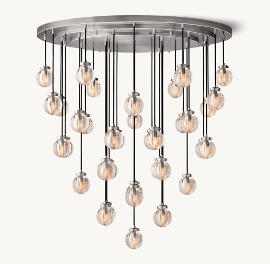 PEARL ROUND CHANDELIER 48