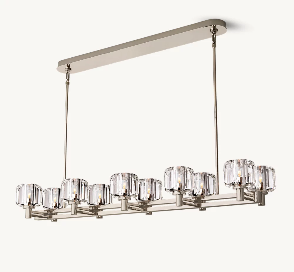DEMARET DOUBLE LINEAR CHANDELIER 54