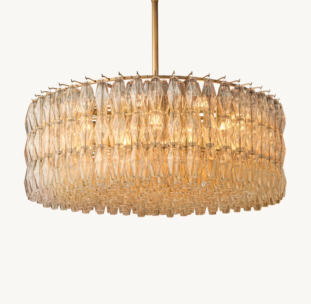 CHIARA CLEAR GLASS ROUND CHANDELIER 47