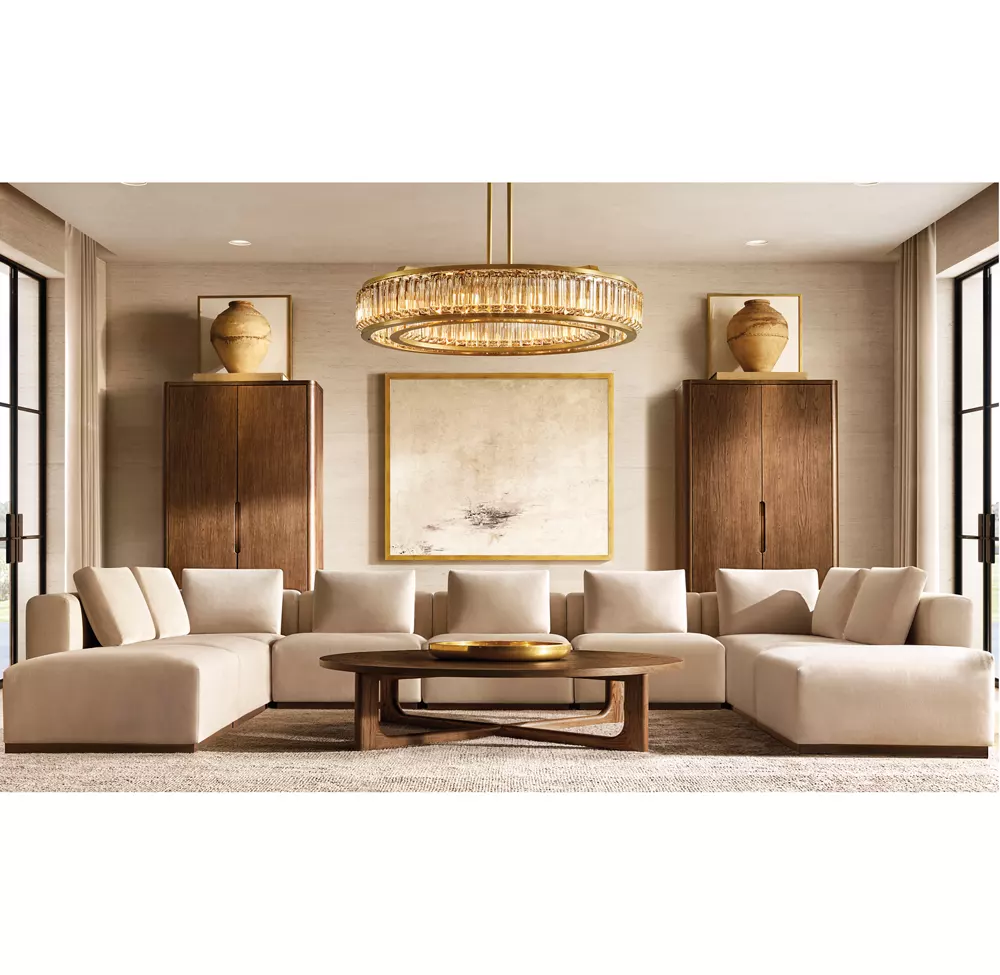 MAURIER ROUND CHANDELIER 48