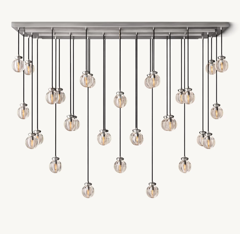 PEARL RECTANGULAR CHANDELIER 72