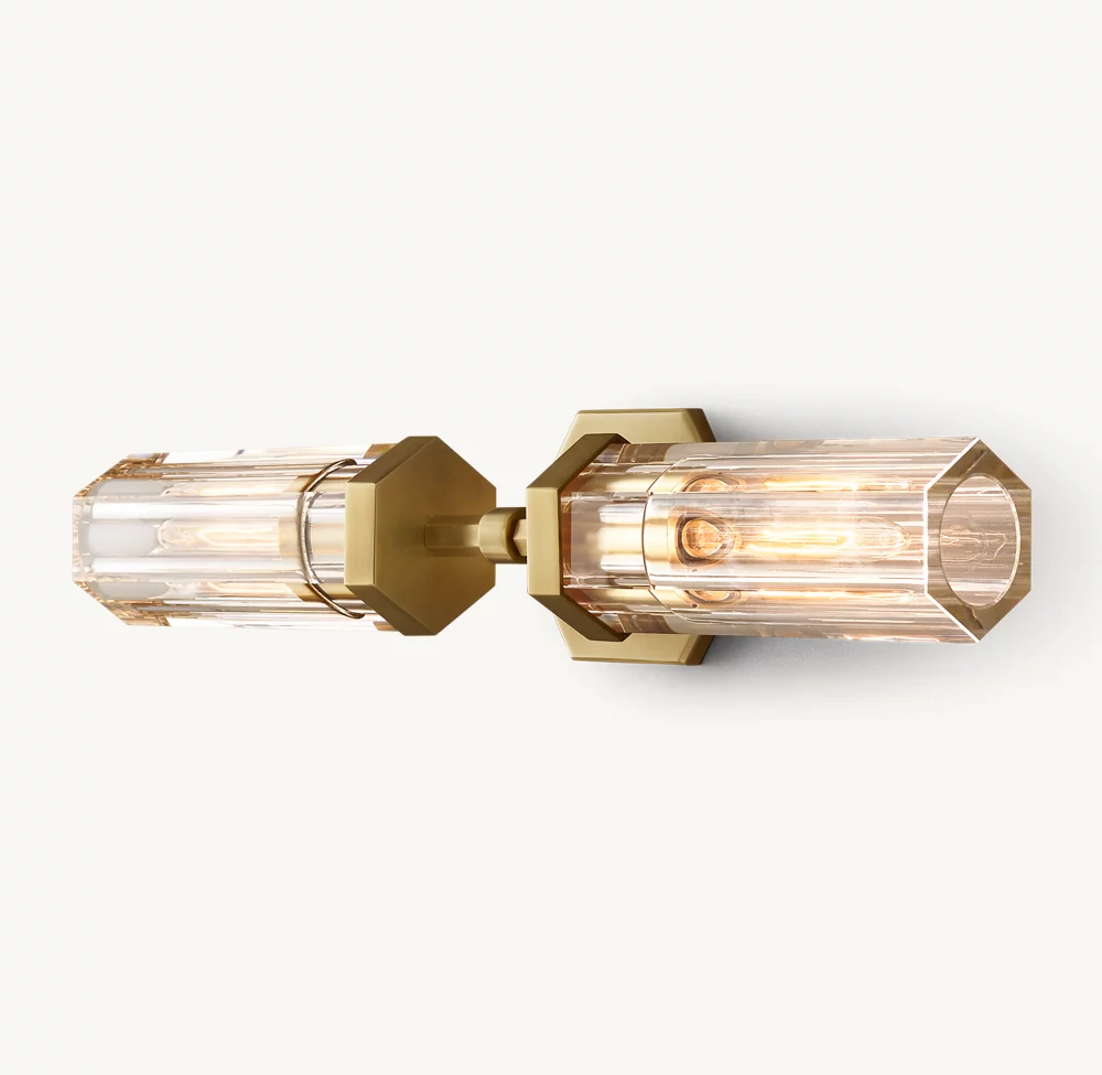 LAMBETH HEXAGONAL LINEAR SCONCE - Image 1