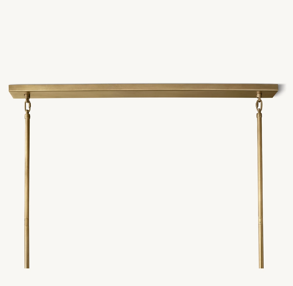 CHIARA SMOKE GLASS TIERED RECTANGULAR CHANDELIER 74