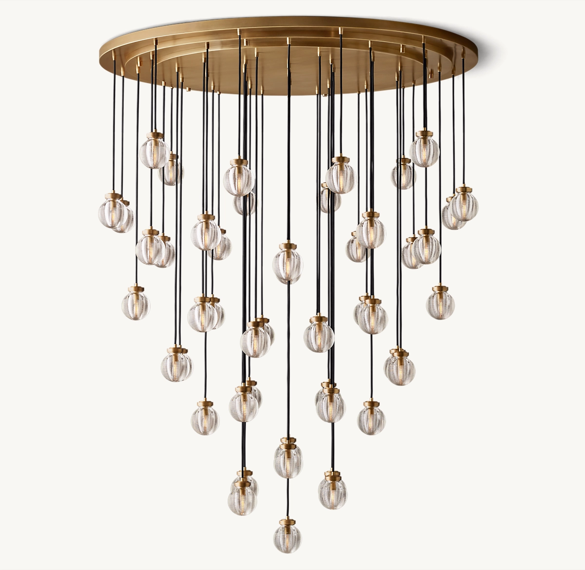PEARL ROUND CHANDELIER 60
