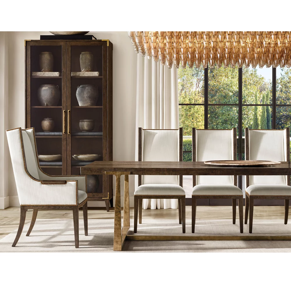 CHIARA SMOKE GLASS TIERED RECTANGULAR CHANDELIER 74