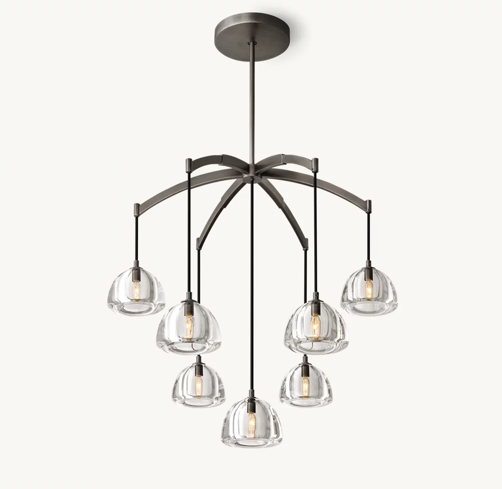 HEMISPHERE ROUND CHANDELIER 36