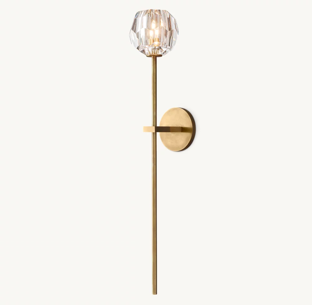 BOULE DE CRISTAL CLEAR GLASS GRAND SCONCE - Image 5