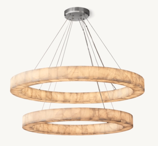 RIVAGE TWO-TIER ROUND CHANDELIER 60
