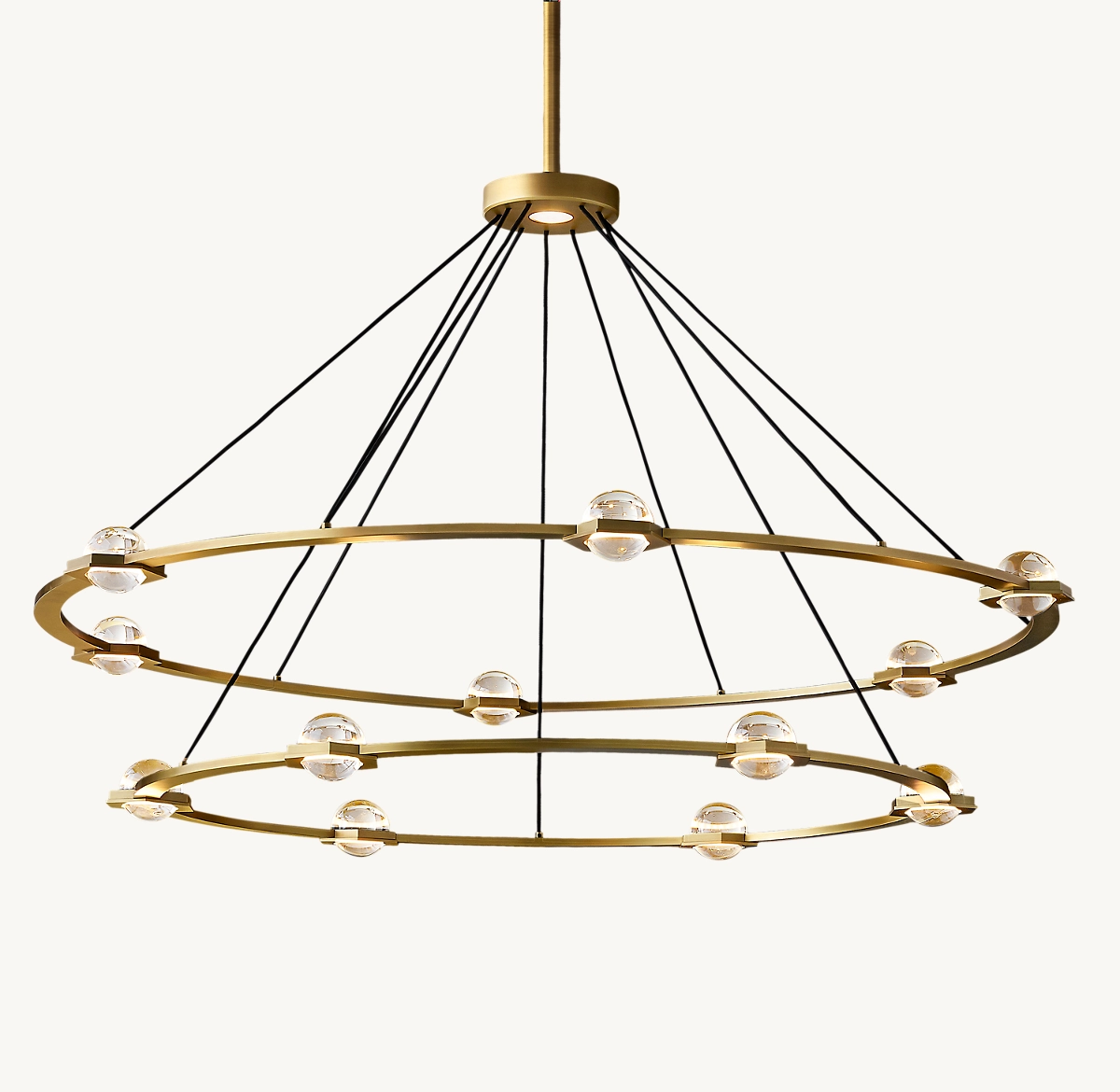 ÉCLATANT TWO-TIER ROUND CHANDELIER 60