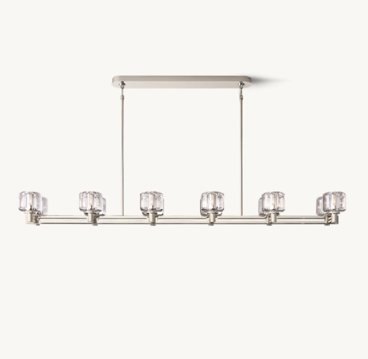 DEMARET DOUBLE LINEAR CHANDELIER 72