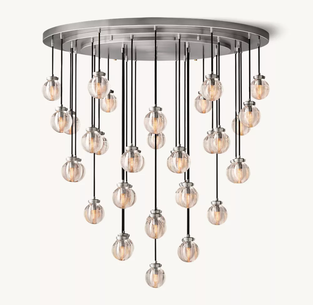 PEARL ROUND CHANDELIER 48
