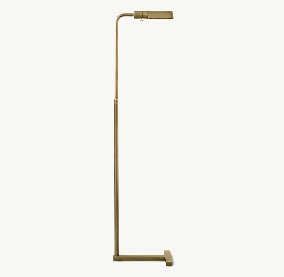 1960S LISEUSE TASK FLOOR LAMP - Lacquered Burnished Brass
