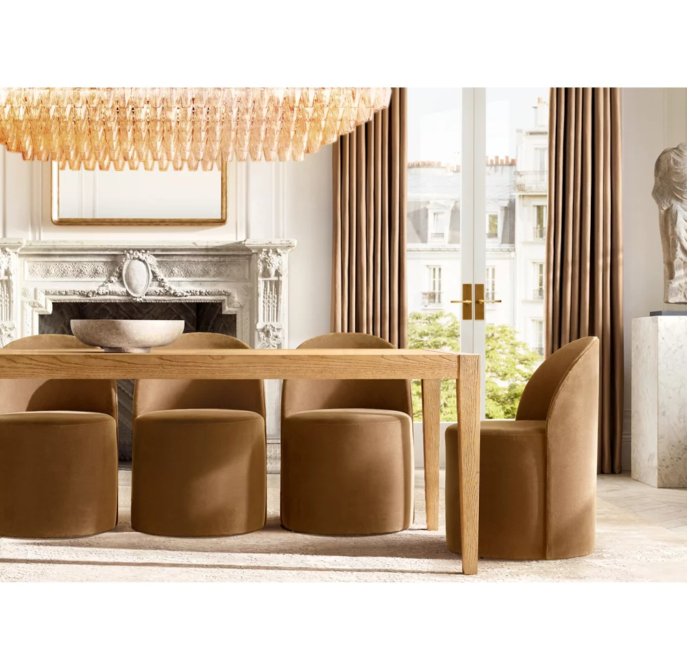 CHIARA CLEAR GLASS TIERED RECTANGULAR CHANDELIER 54