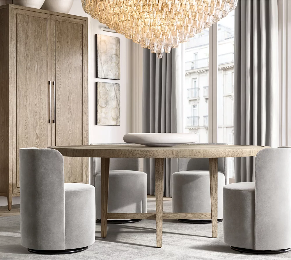 CHIARA CLEAR GLASS TIERED ROUND CHANDELIER 62