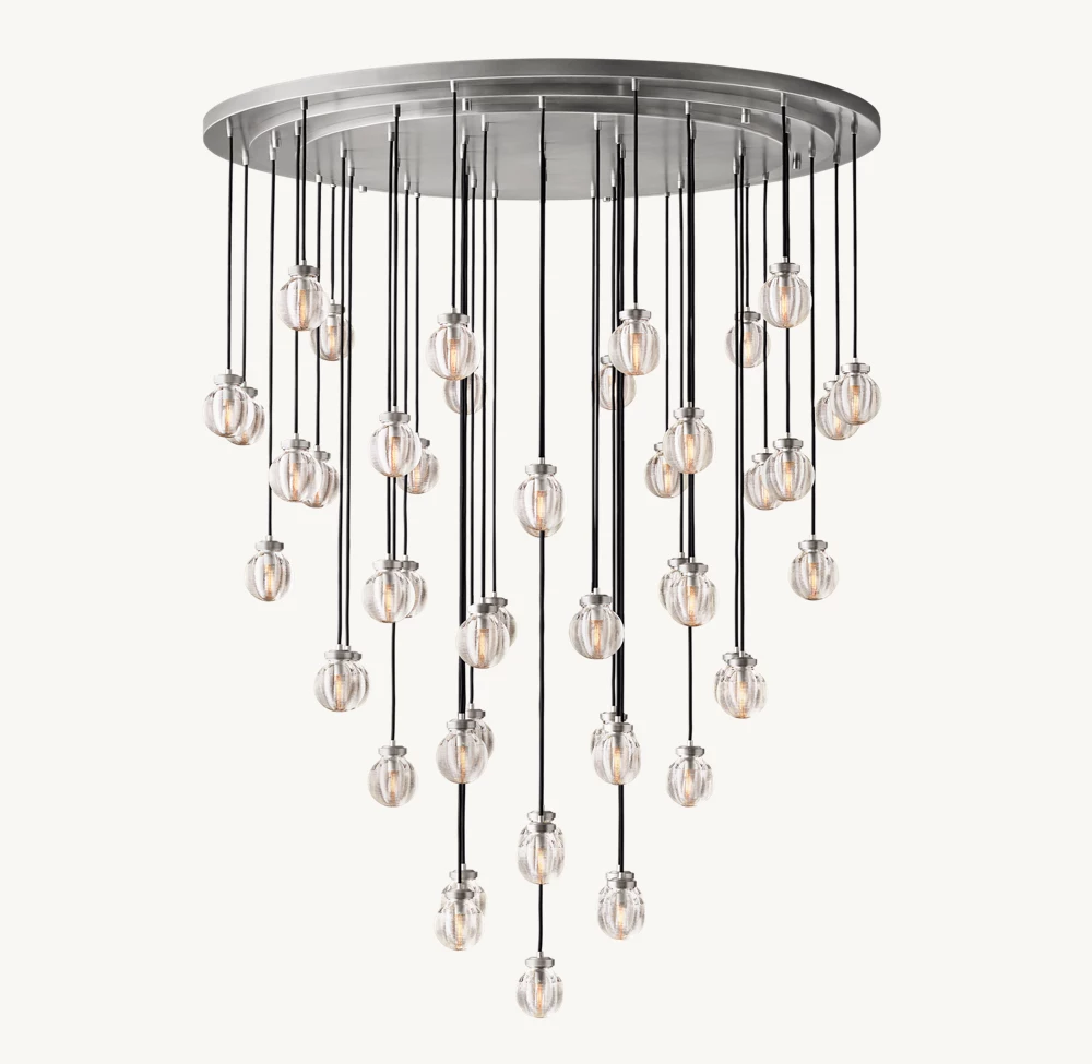 PEARL ROUND CHANDELIER 60