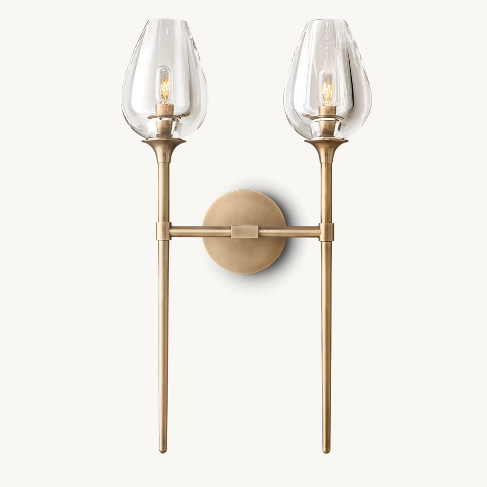 TULIP DOUBLE SCONCE - Image 1