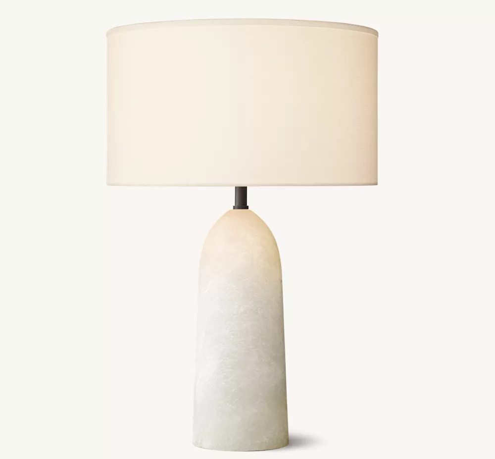 SAREZZO STONE TAPERED TABLE LAMP - Image 2