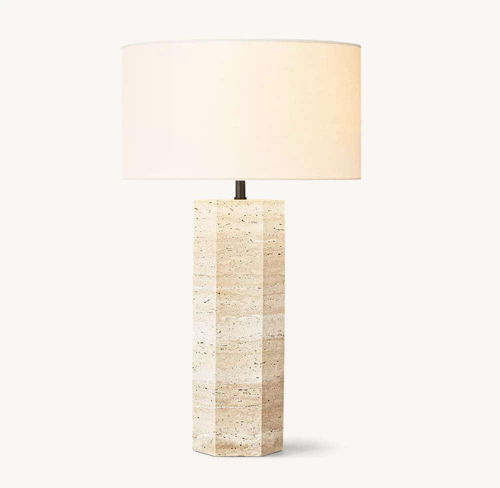 Sarezzo Hexagonal Table Lamp