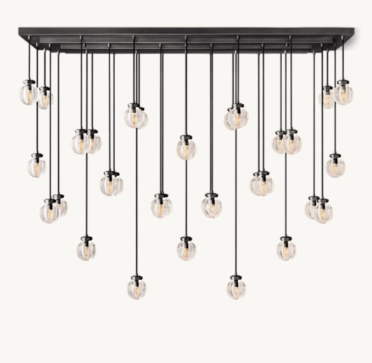 PEARL RECTANGULAR CHANDELIER 72