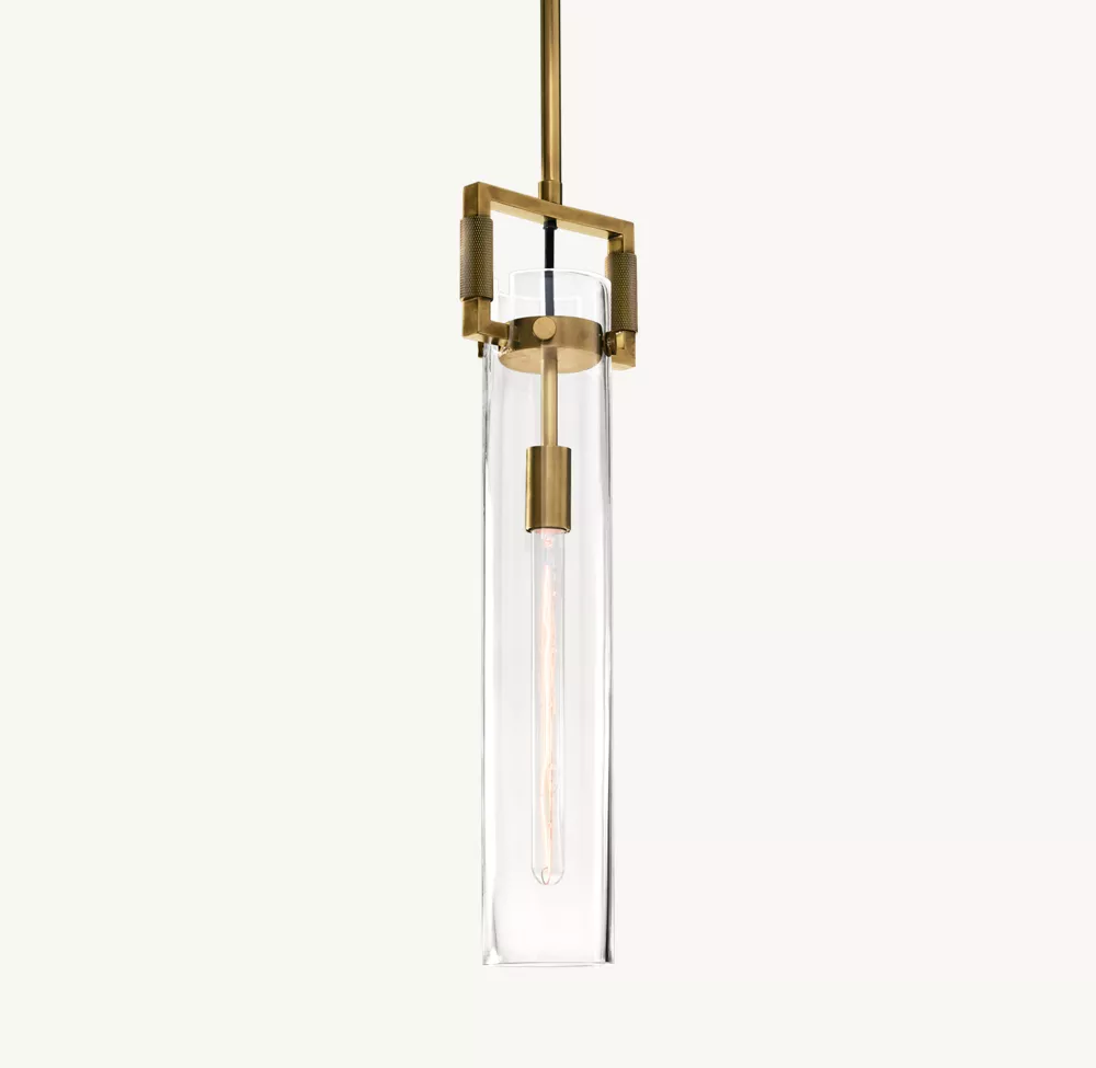 MACHINIST GLASS CYLINDER PENDANT - Image 4