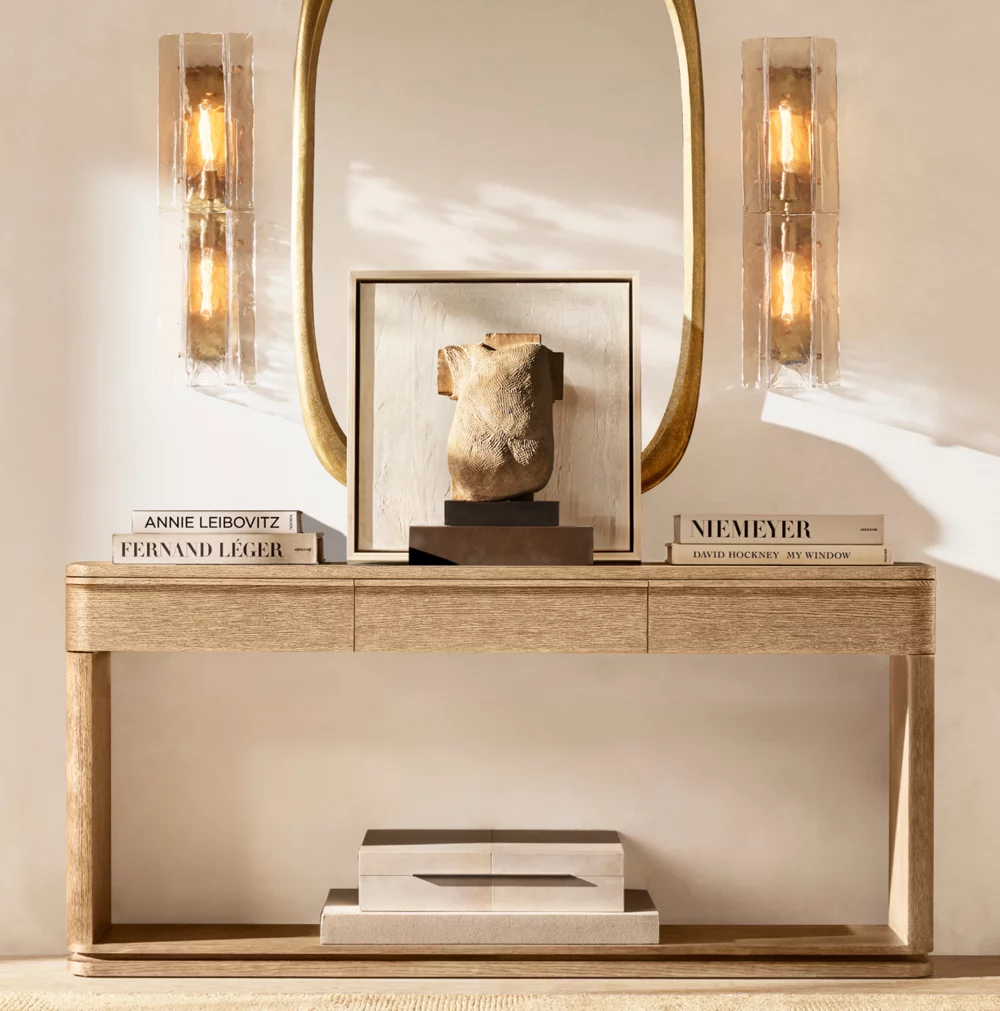 LATTICE CLEAR GLASS SCONCE - Image 5