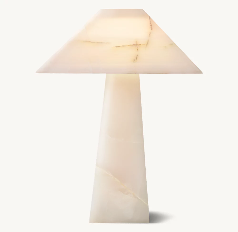 Mycena Obelisk Stone Table Lamp