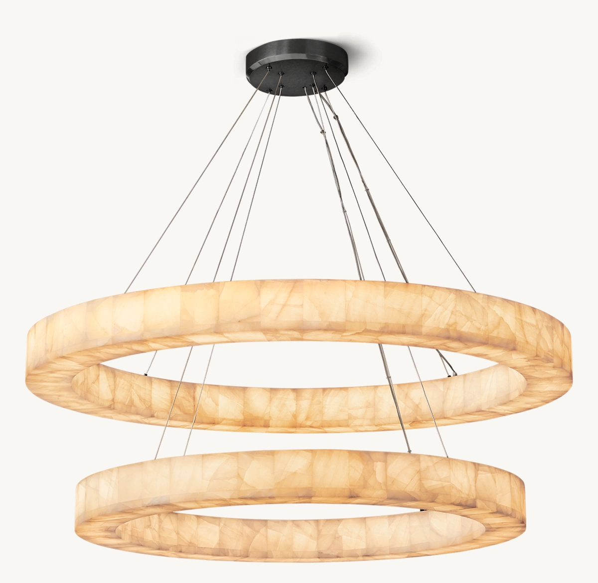 RIVAGE TWO-TIER ROUND CHANDELIER 60