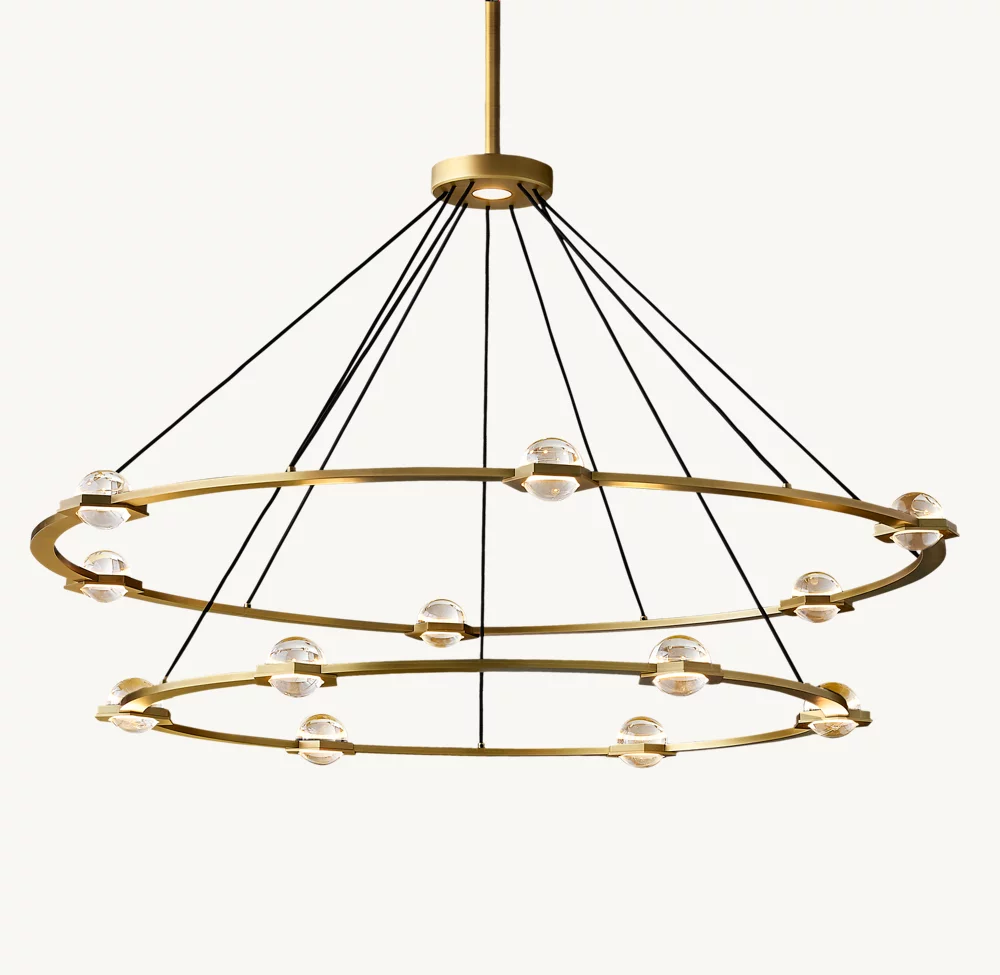 ÉCLATANT TWO-TIER ROUND CHANDELIER 60