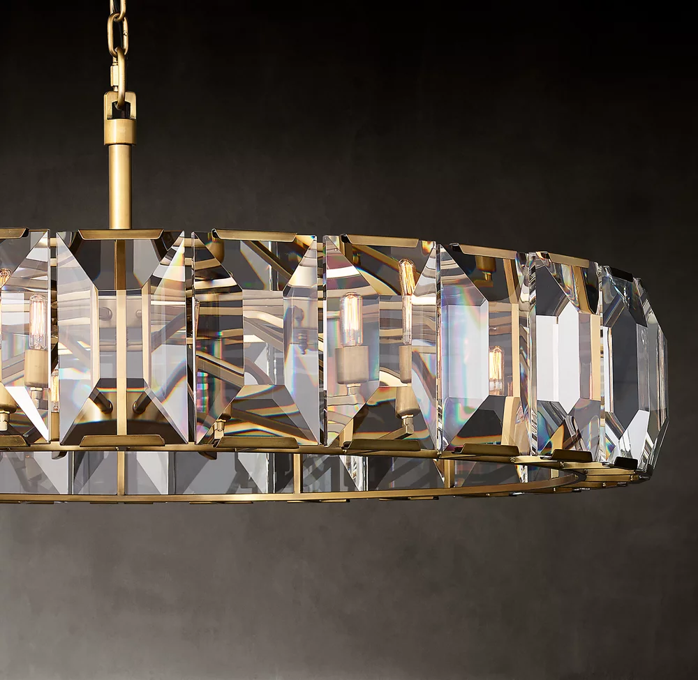 HARLOW CRYSTAL ROUND CHANDELIER 43