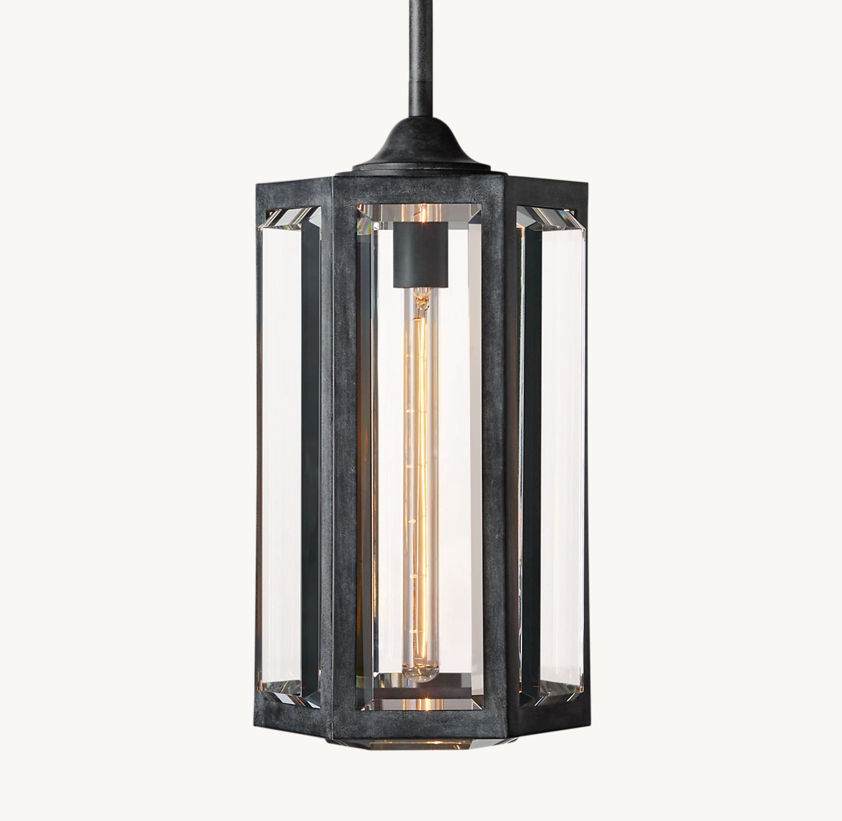 CHEVALIER PENDANT - Weathered Zinc