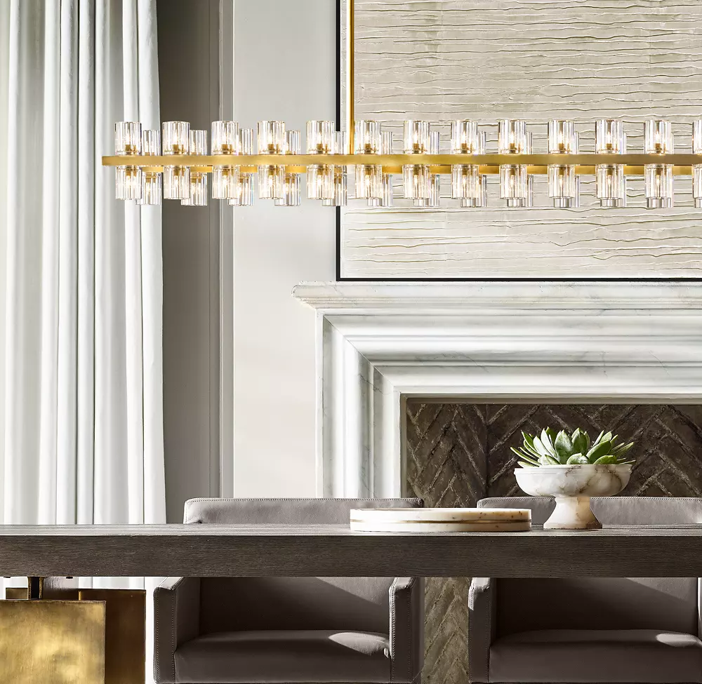 ARCACHON LED RECTANGULAR CHANDELIER 72