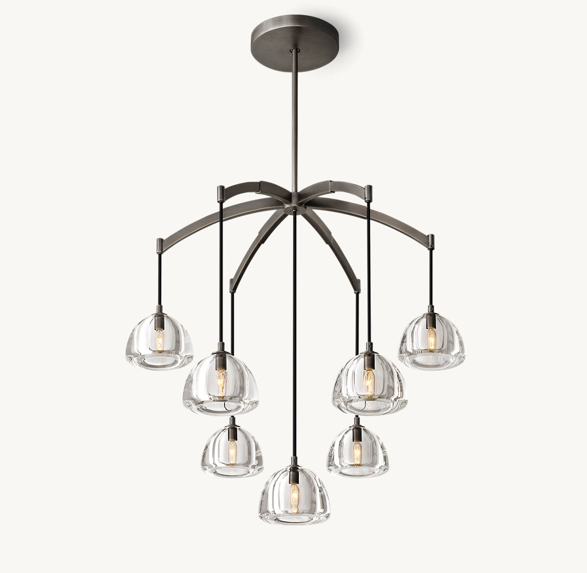 HEMISPHERE ROUND CHANDELIER 36