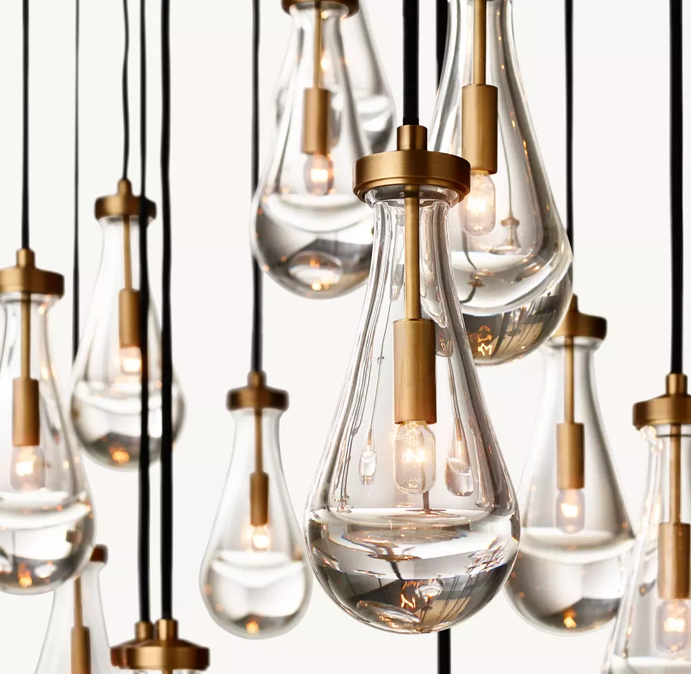 RAIN RECTANGULAR CHANDELIER 72