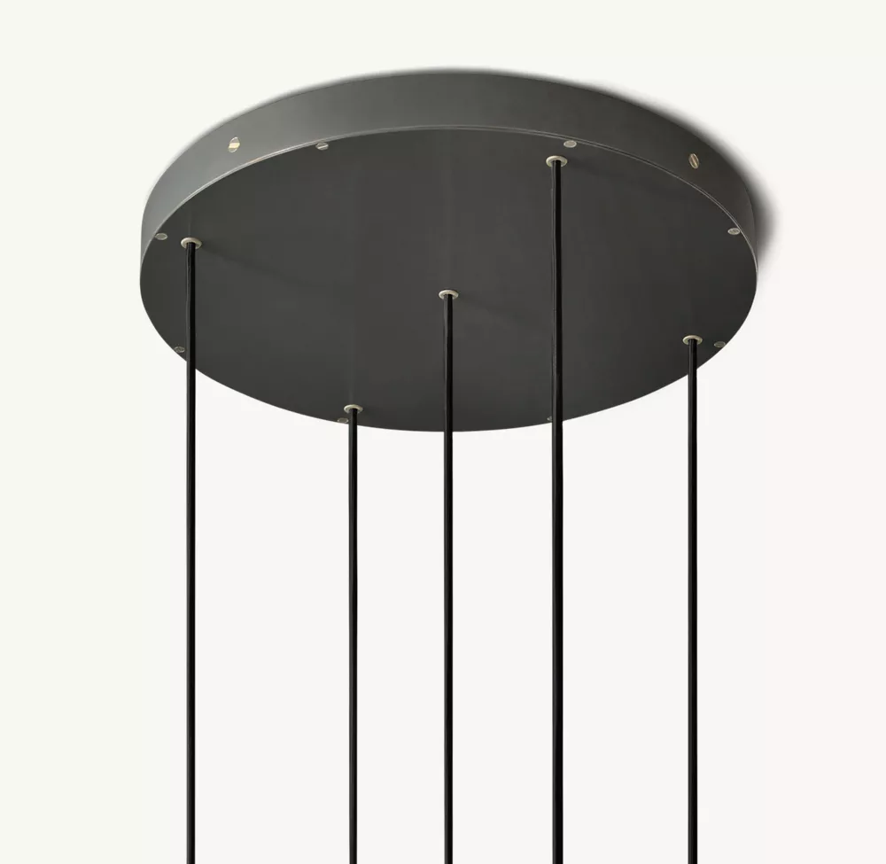 GLASS GLOBE MOBILE CLUSTER CHANDELIER 28