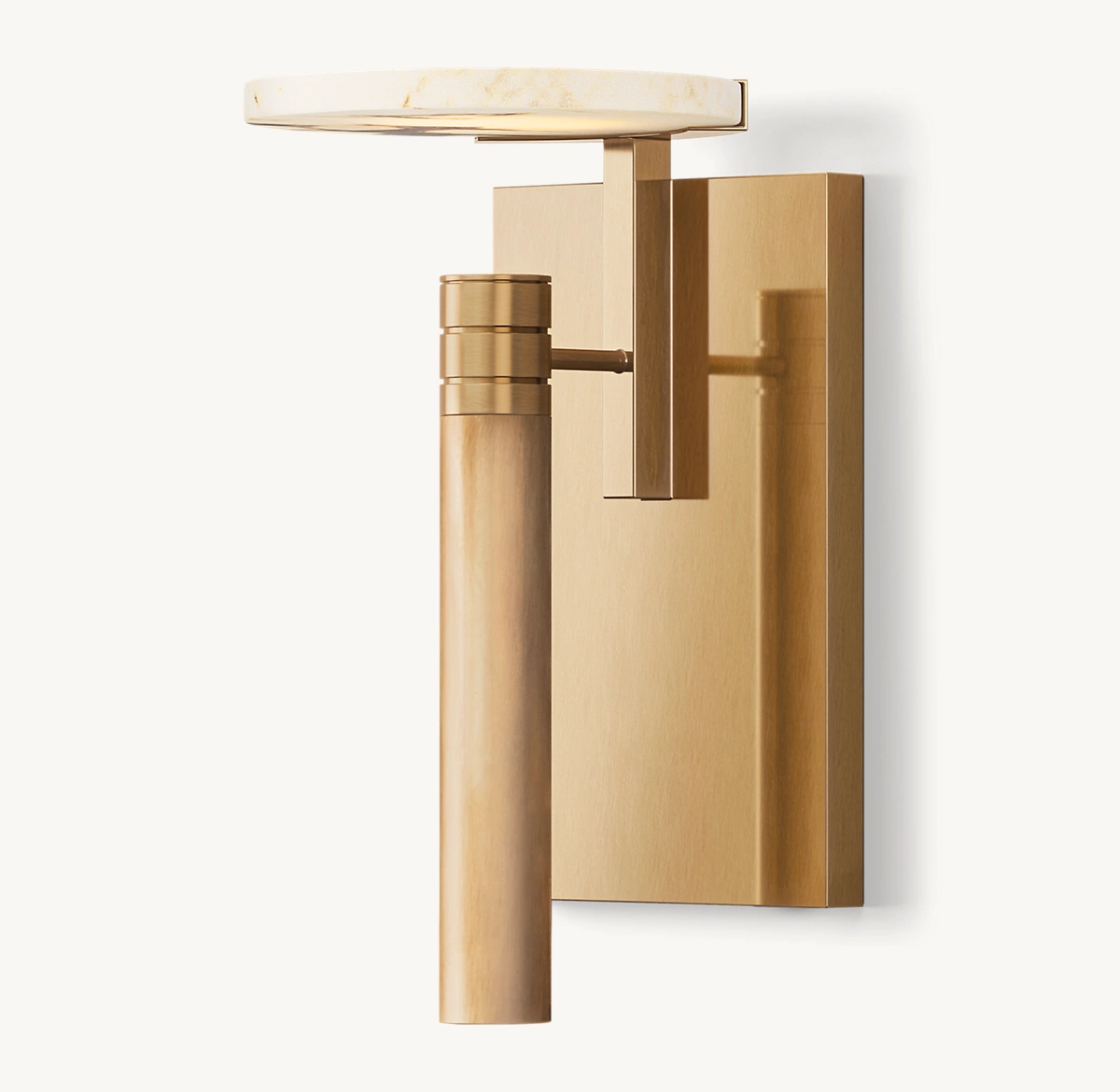 MELANGE DISC SCONCE - Vintage Brass