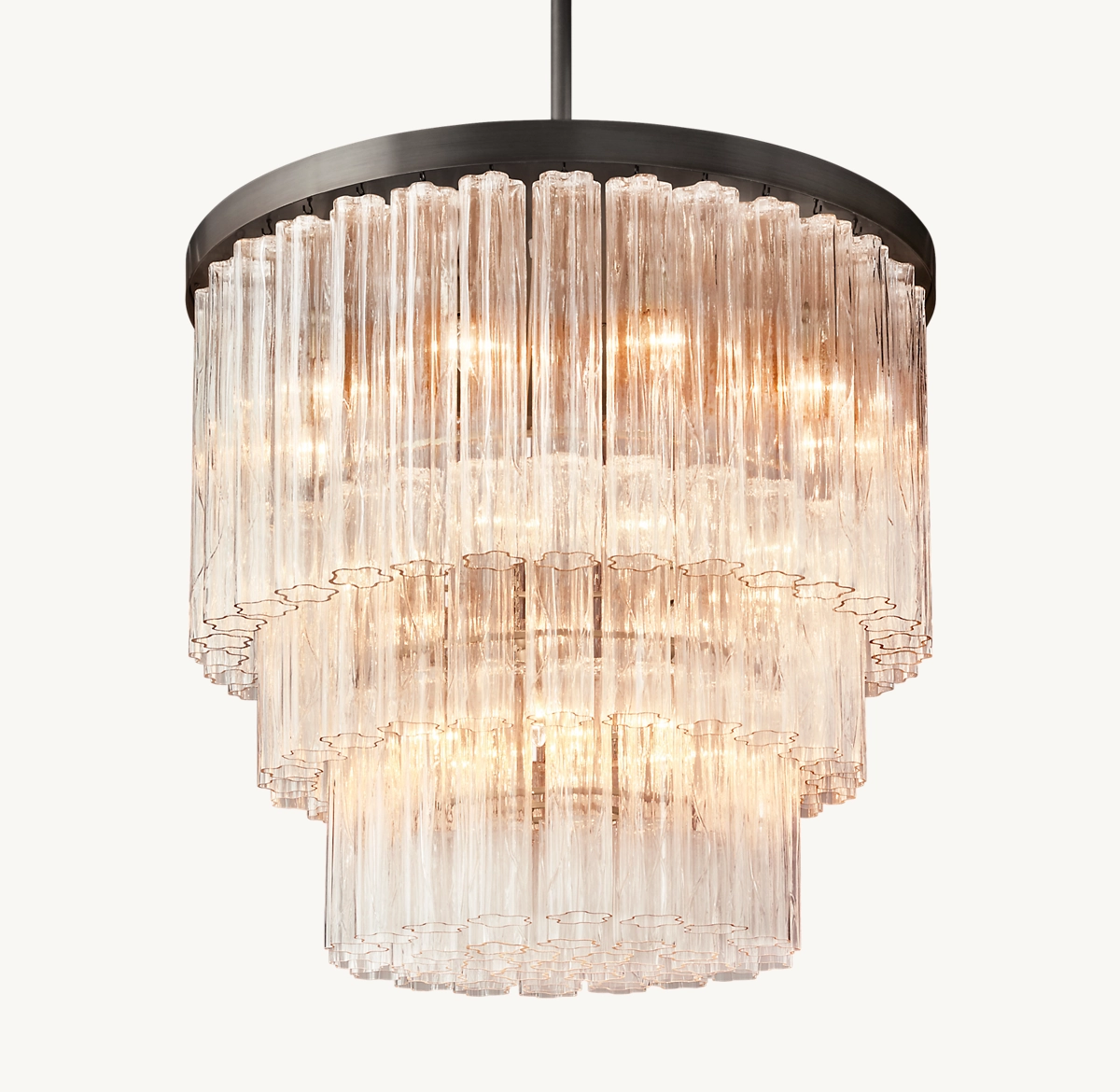 CIELO THREE-TIER ROUND CHANDELIER 36
