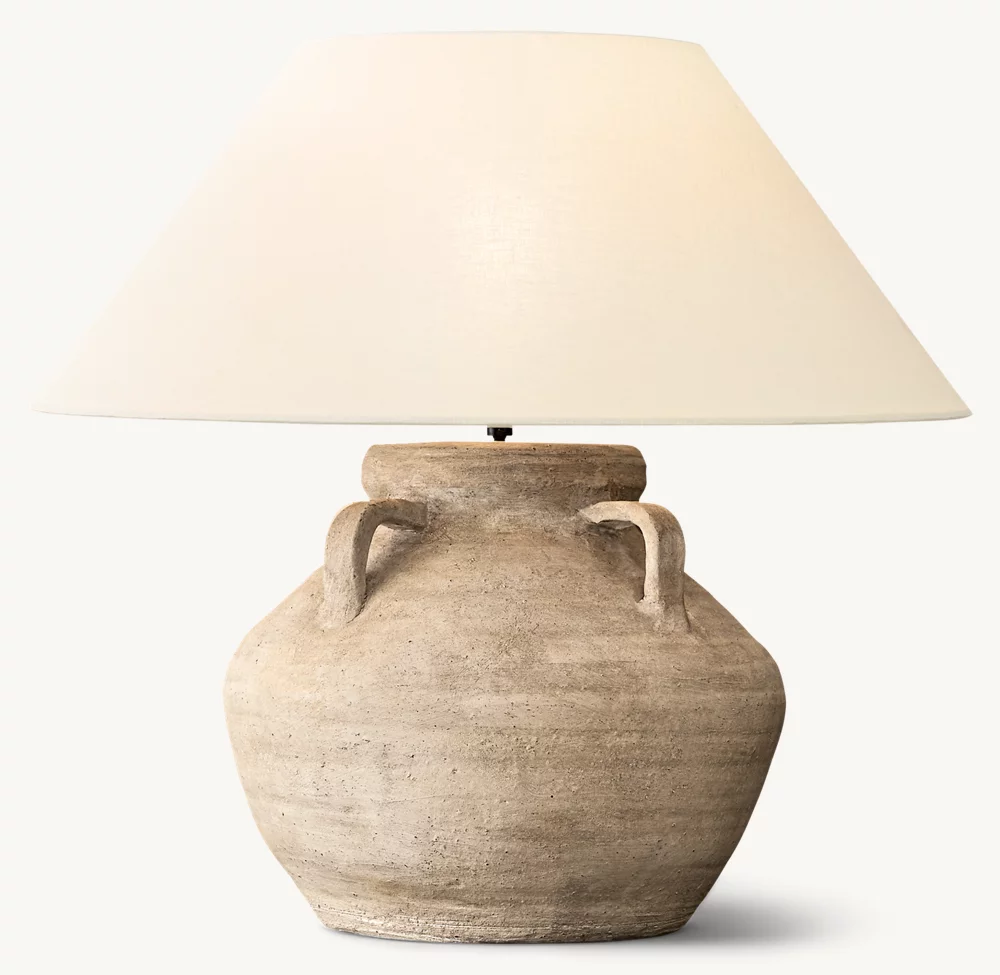 TERRA-COTTA WATER JUG TABLE LAMP - Image 4