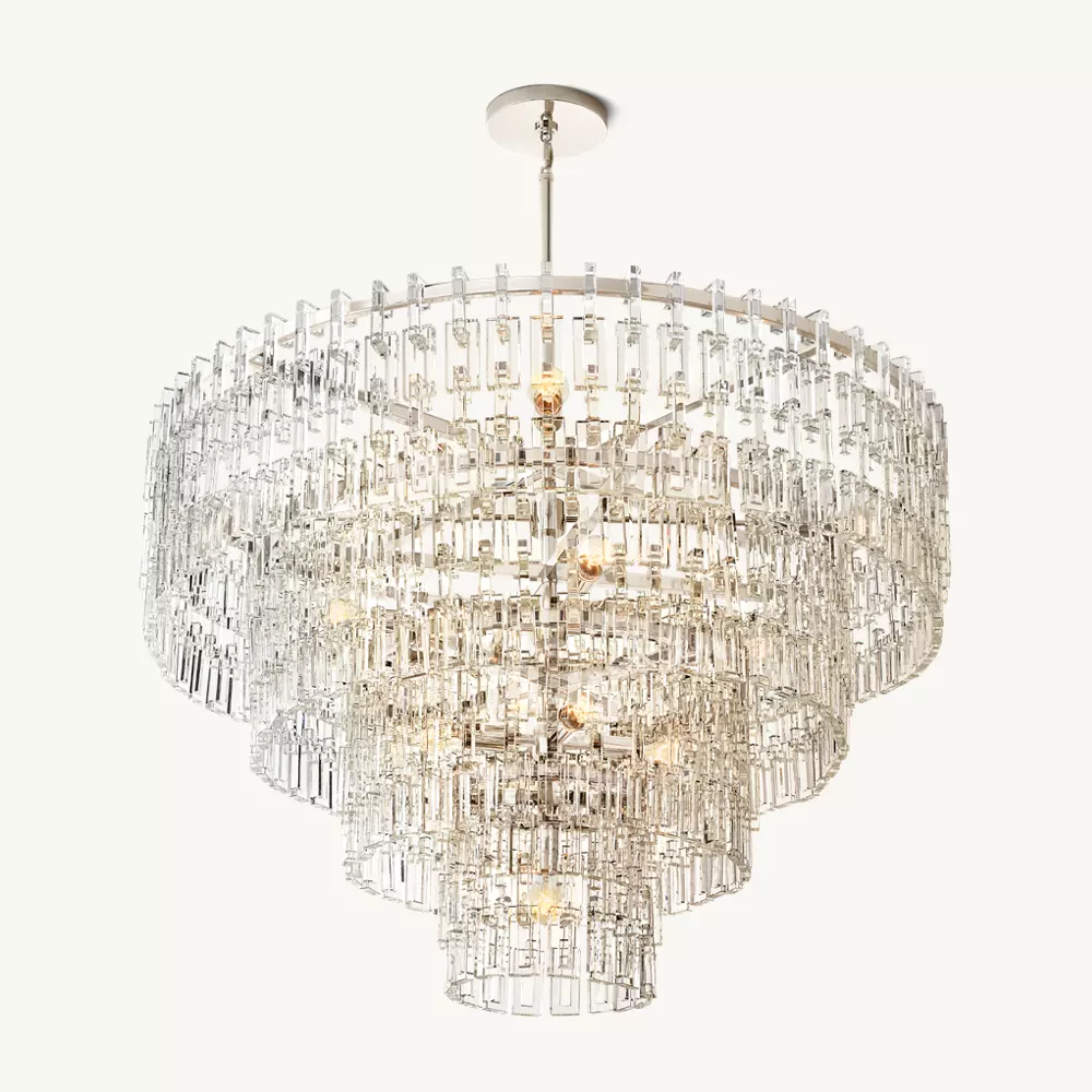 MARIGNAN TIERED ROUND CHANDELIER 48