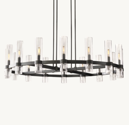RAVELLE ROUND CHANDELIER 48
