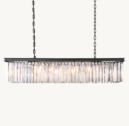 RHYS RECTANGULAR CHANDELIER 49