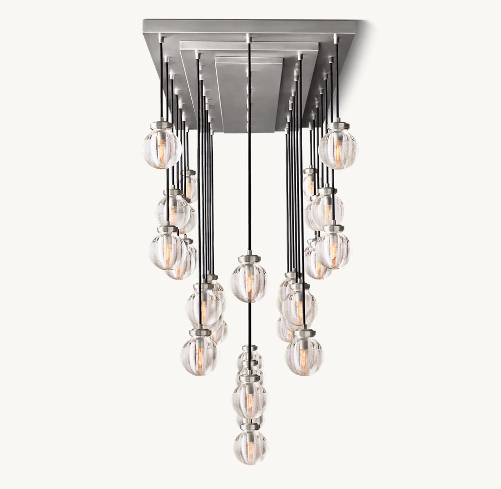 PEARL RECTANGULAR CHANDELIER 72