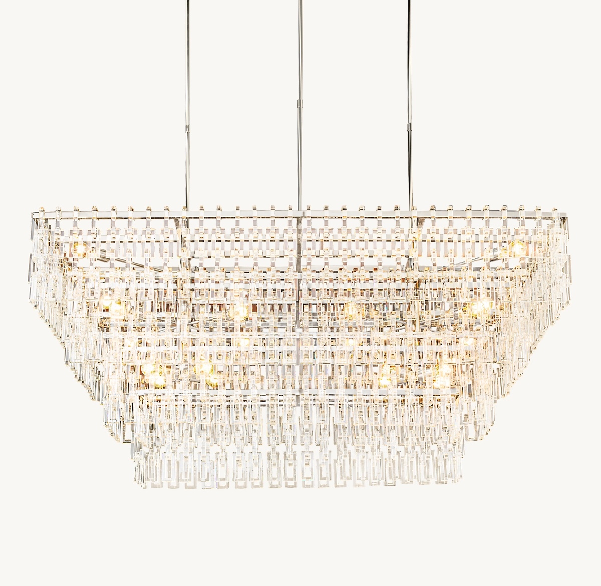 MARIGNAN TIERED RECTANGULAR CHANDELIER 72