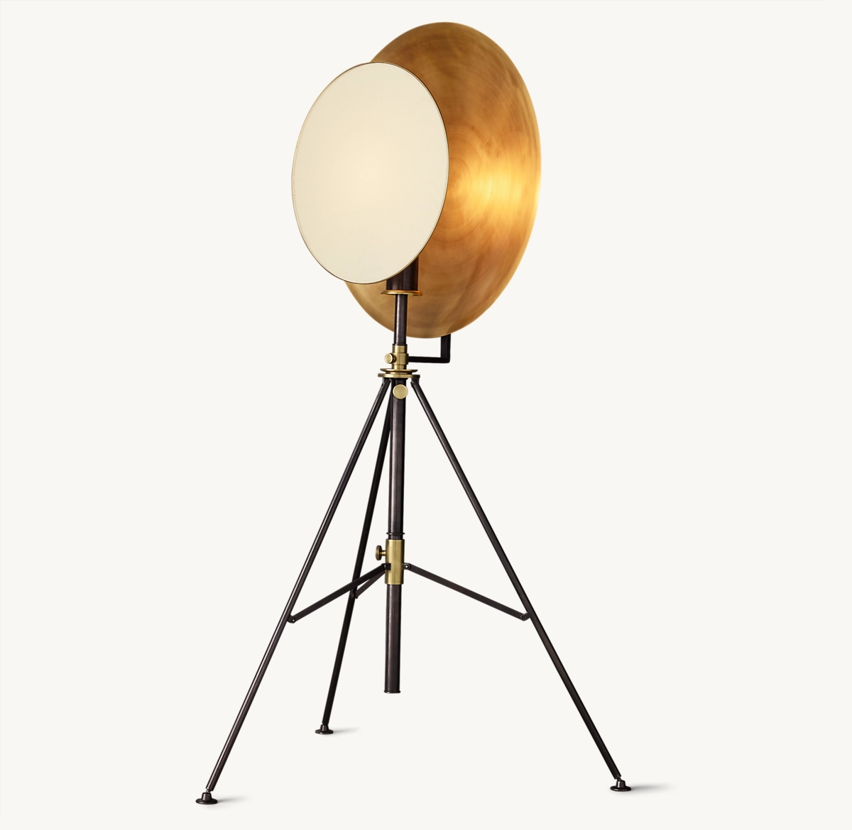 APOLLO FLOOR LAMP - Lacquered Burnished Brass/ Bronze