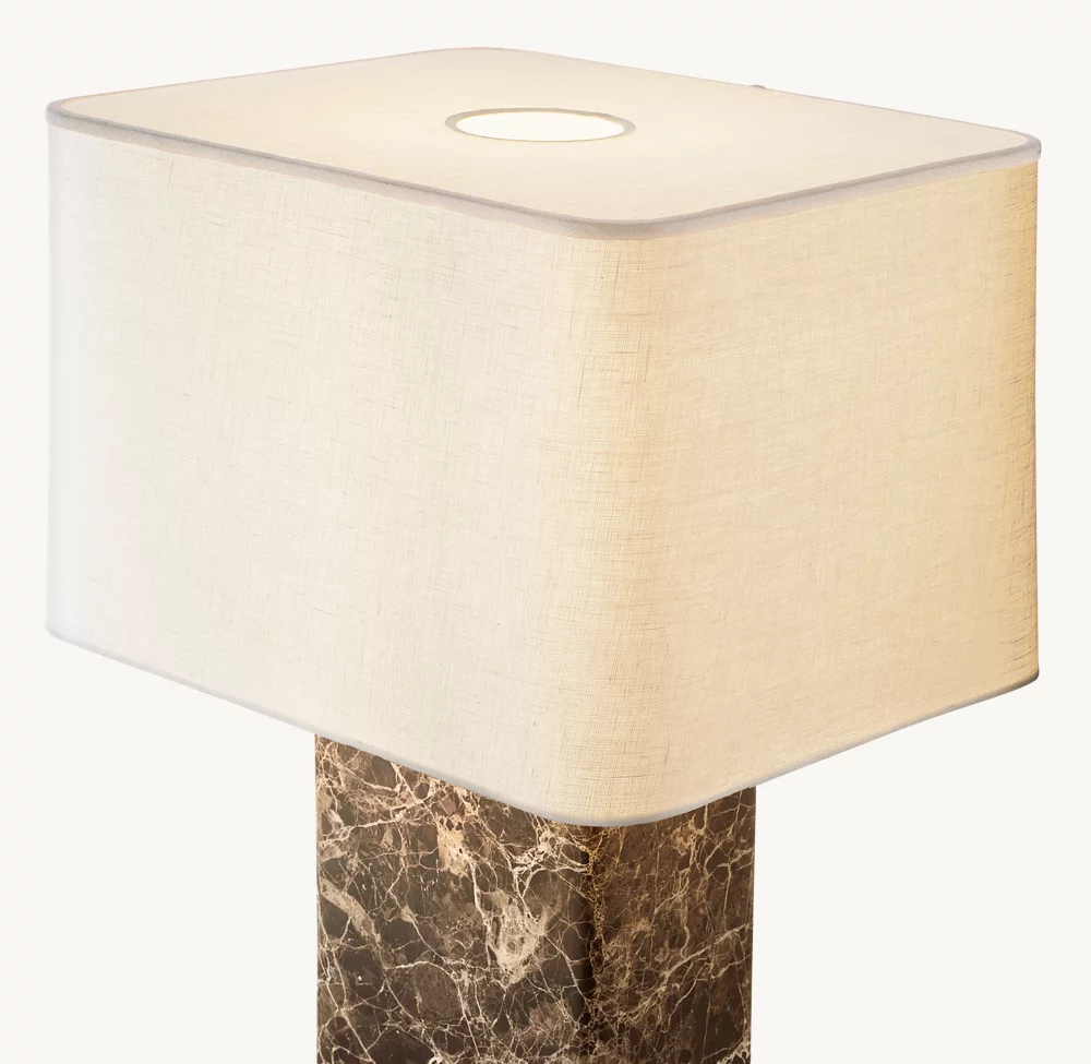 Tallado Emperador Rectangular Table Lamp - Image 7