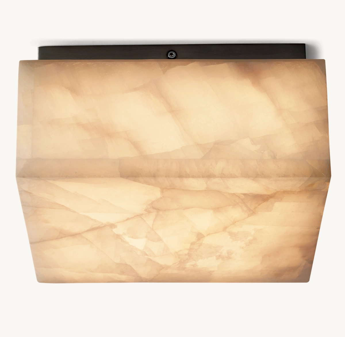 RIVAGE SQUARE FLUSHMOUNT - Bronze