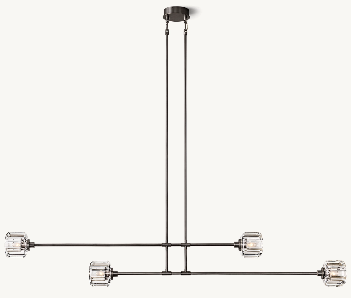 DEMARET MOBILE LINEAR CHANDELIER 72