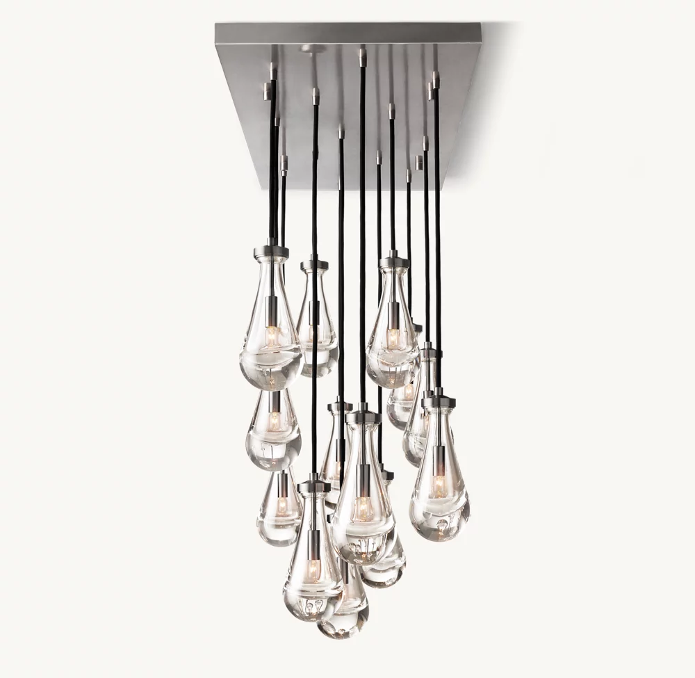 RAIN RECTANGULAR CHANDELIER 54