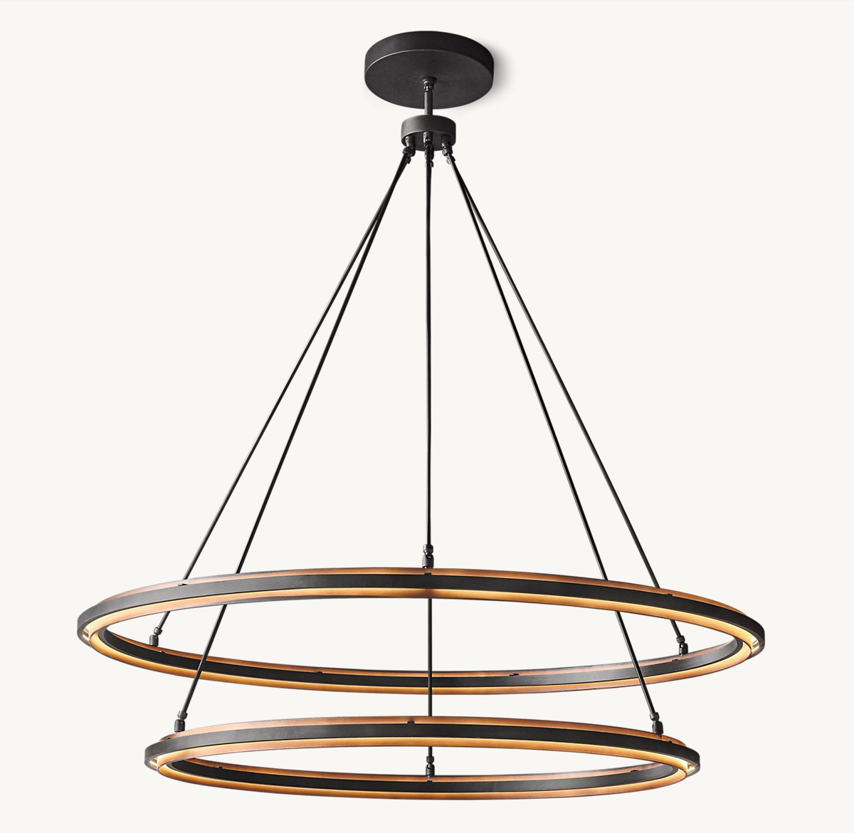 PERALTA TWO-TIER ROUND CHANDELIER 60