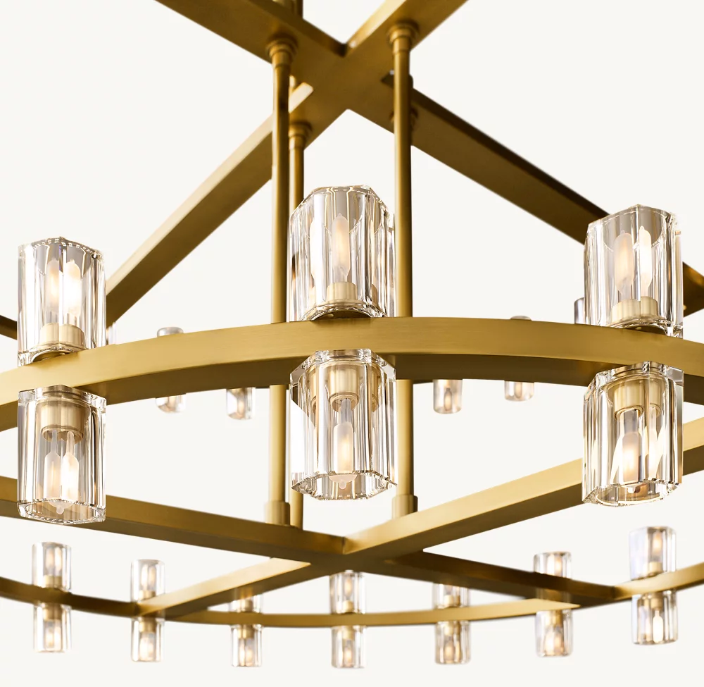 ARCACHON LED ROUND TWO-TIER CHANDELIER 60
