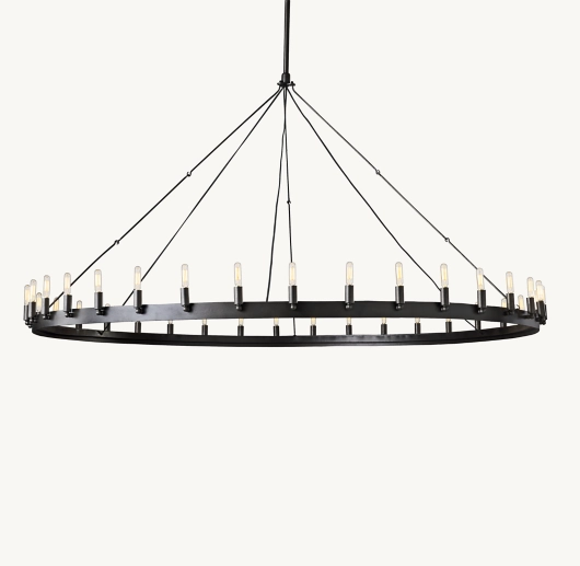 CAMINO VINTAGE FILAMENT ROUND CHANDELIER 73